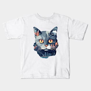 Cat Animal World Pet Dog Loving Fun Kids T-Shirt